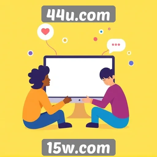 Recursos de comunidade e interação no 44u.com